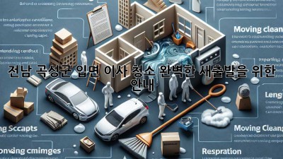전남 곡성군 입면 이사 청소: 완벽한 새출발을 위한 안내
